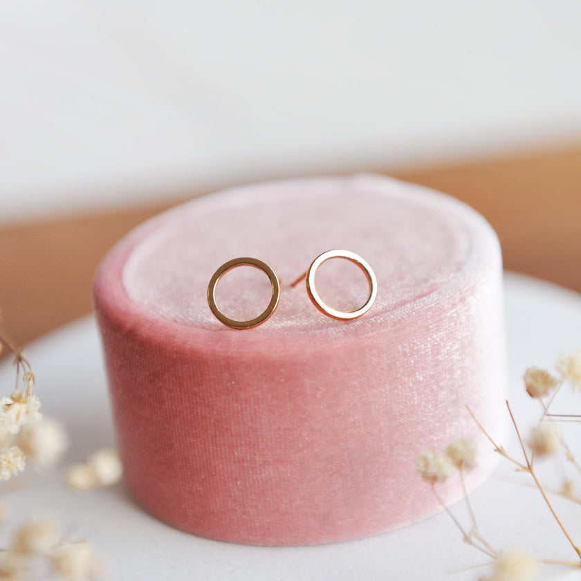 EMMA, Geometric stud Earrings, Minimalist