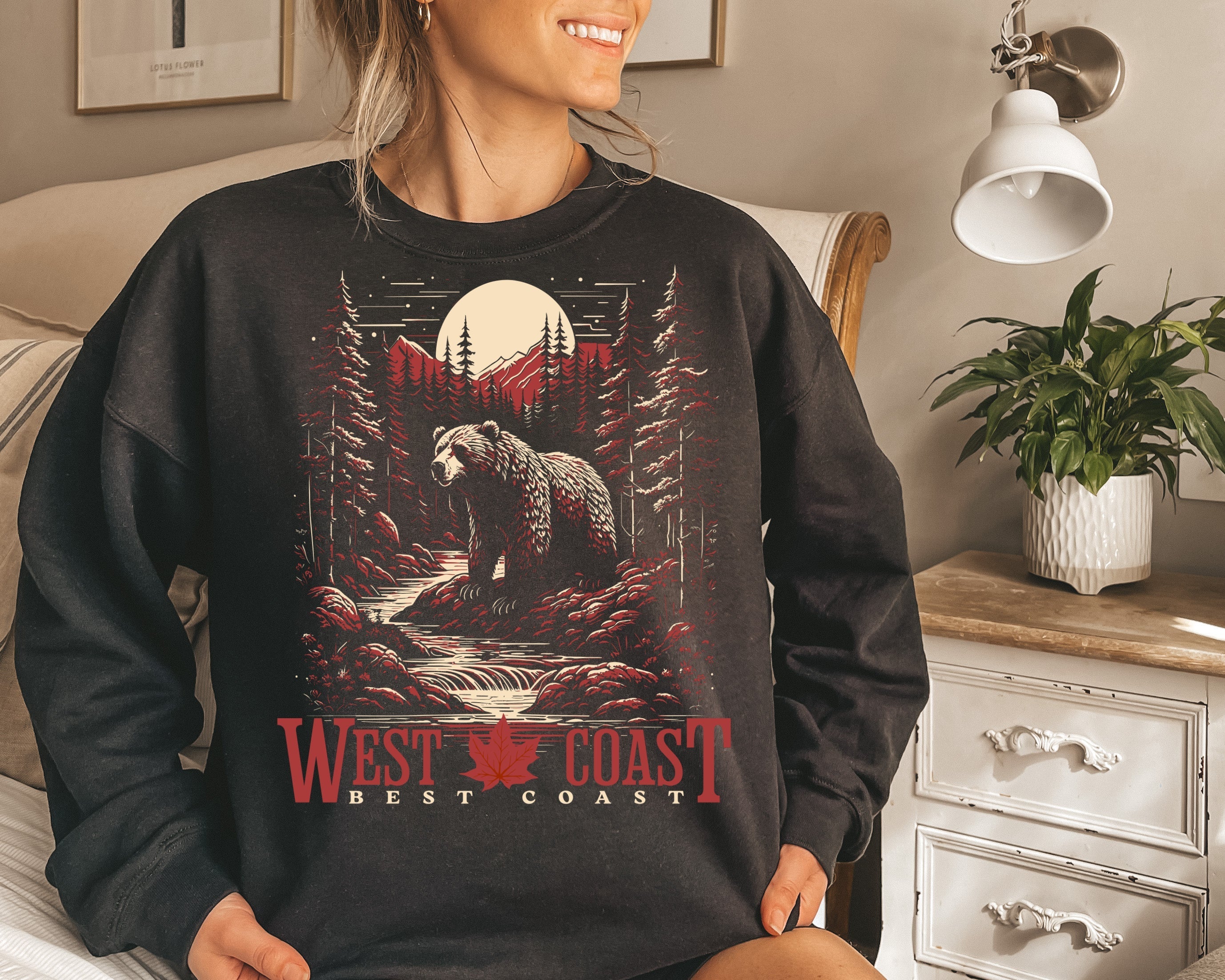 Exclusive Bear-Design Sweatshirts  T-Shirts West Coast Best Coast .