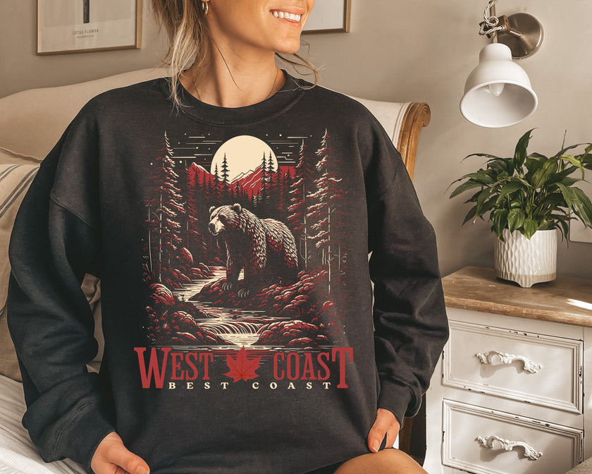 Exclusive Bear-Design Sweatshirts  T-Shirts West Coast Best Coast .