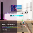 Greer Modern TV Stand with RGB LED Lights-for 65-85