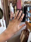 Copper Wire Turquoise Round Harmony Ring
