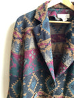 Vintage Vittoria Virini Southwestern Tapestry Blazer