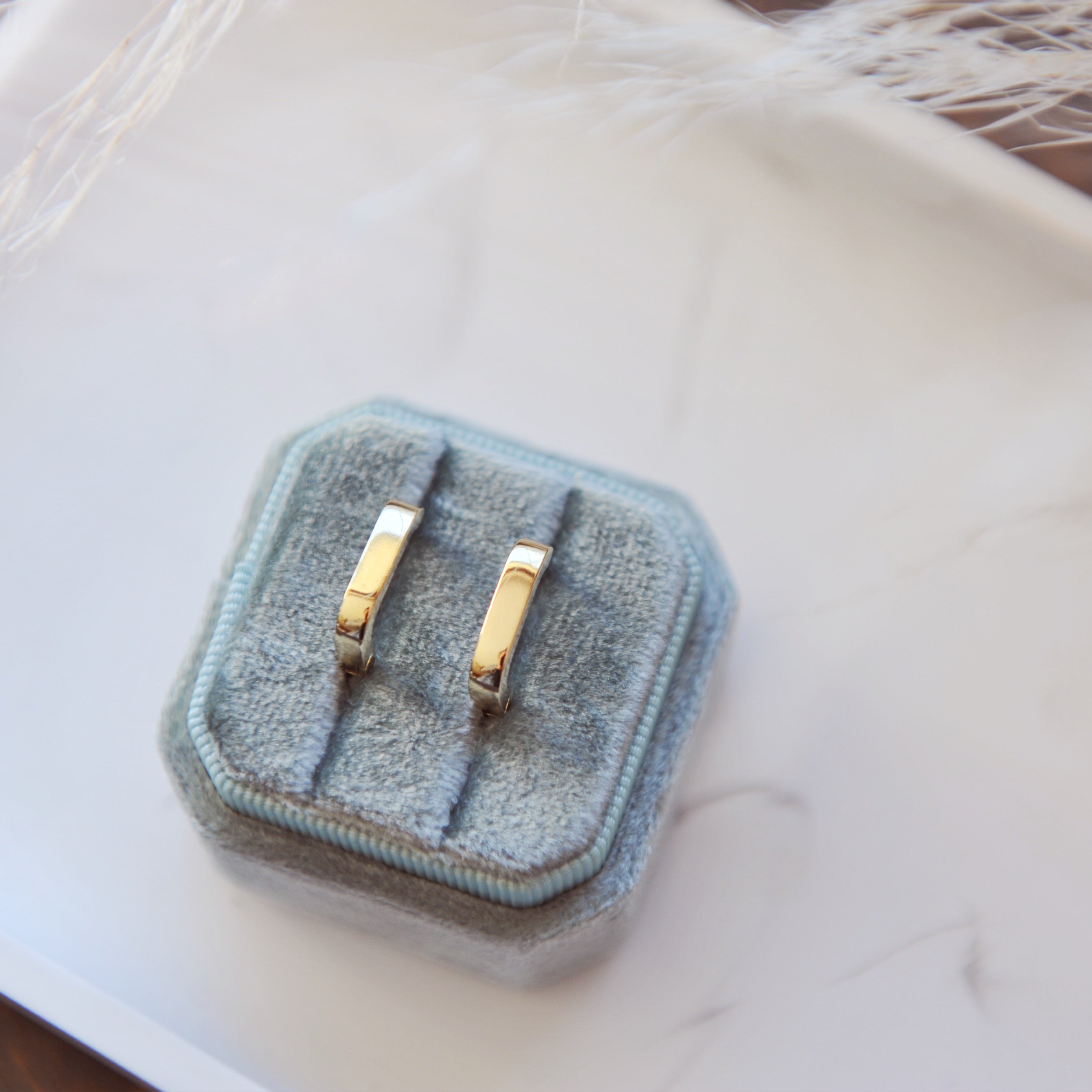 Gianna Square Hoops