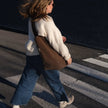 Sac fourre-tout en teddy | Doublure polar | Aimanté