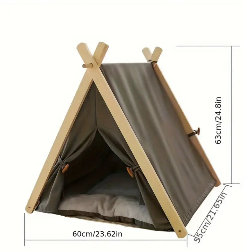 Nordic Dog Tent Bed | Enclosed Pet Hideaway Bed
