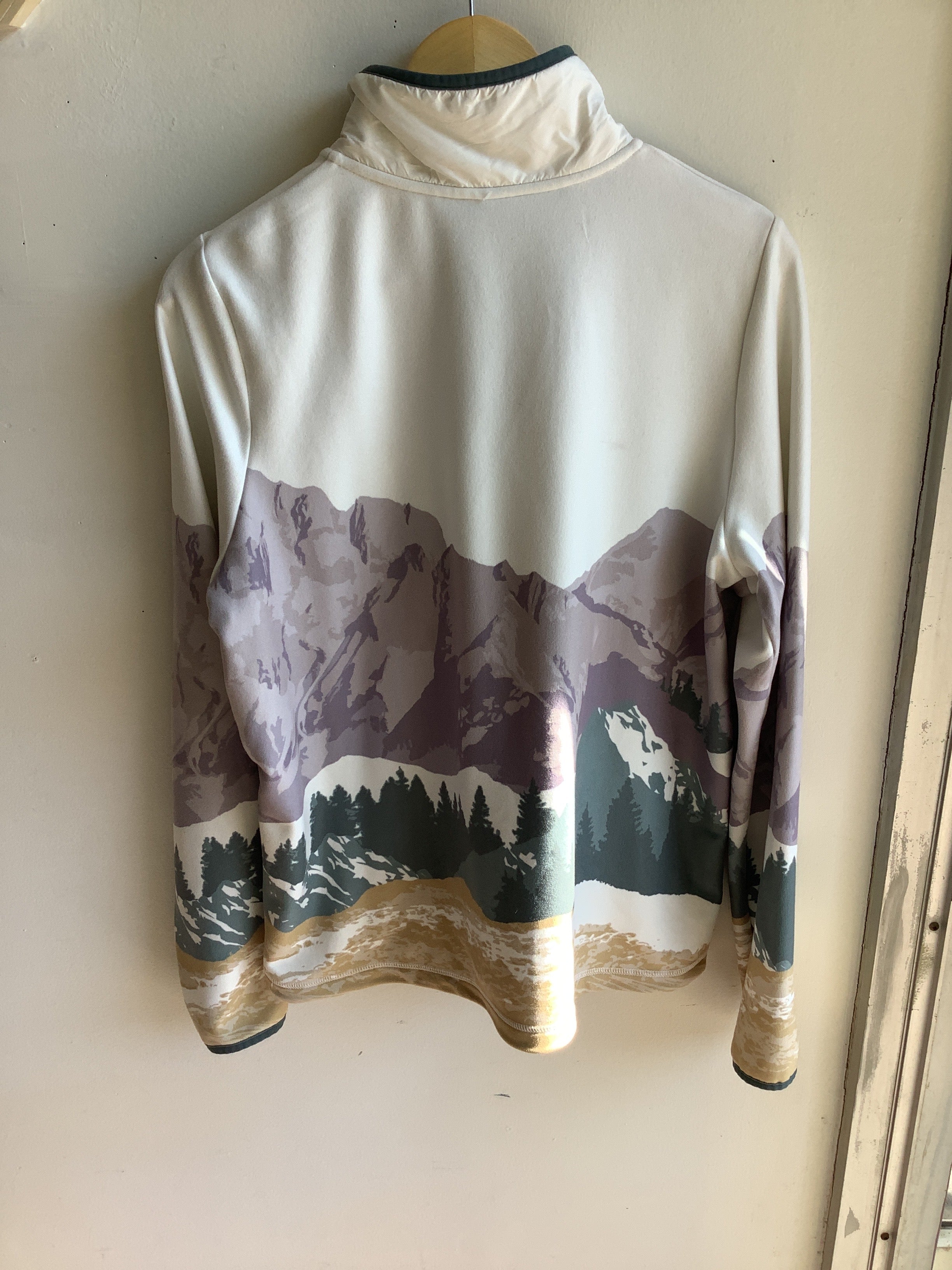 Mountain Landscape Half-Zip Pullover