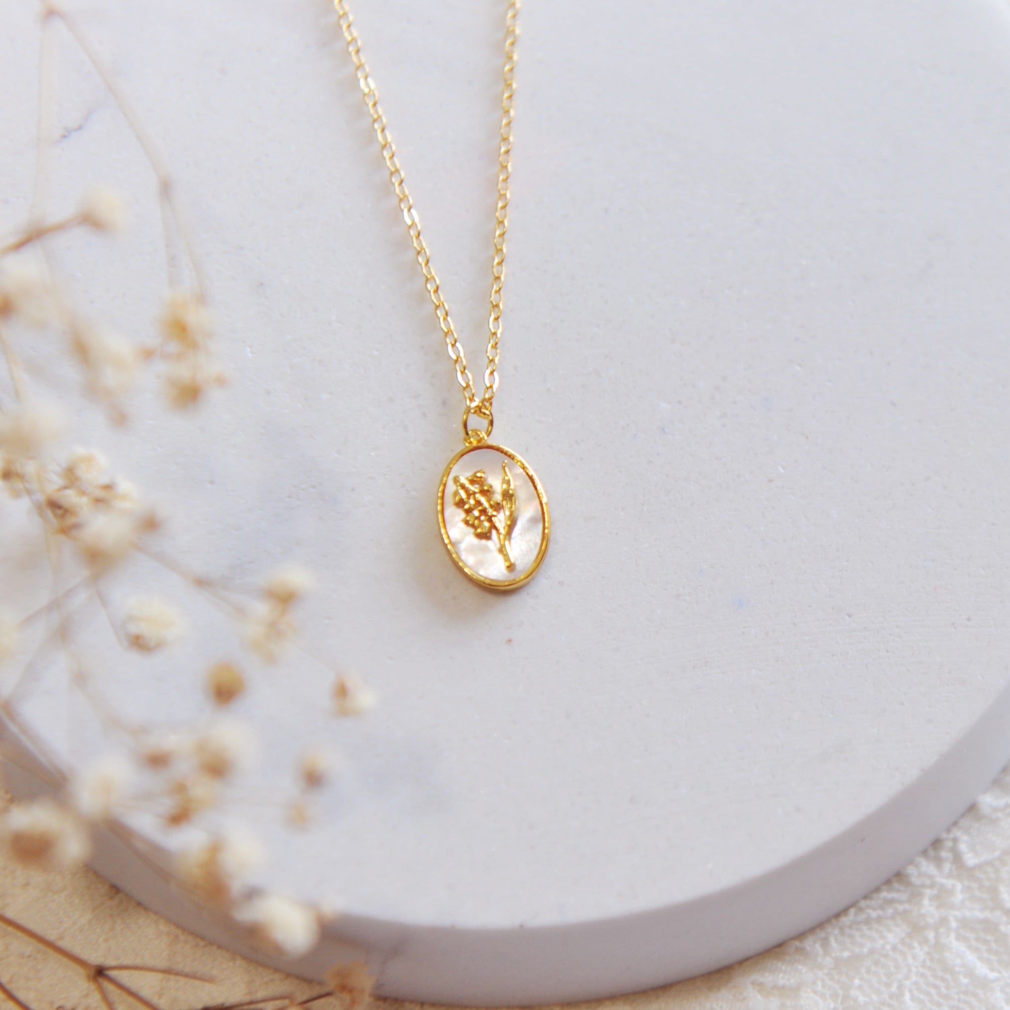 Flora Birth Flower Necklace