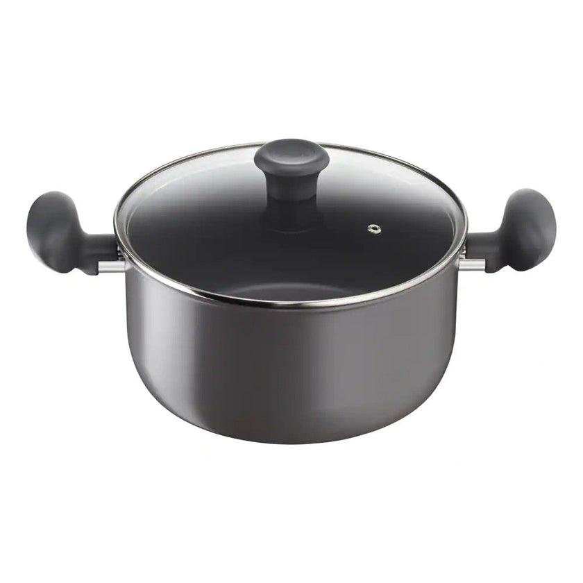 T-FAL 10Pc Hard Titanium Cookware Set - C706SC55