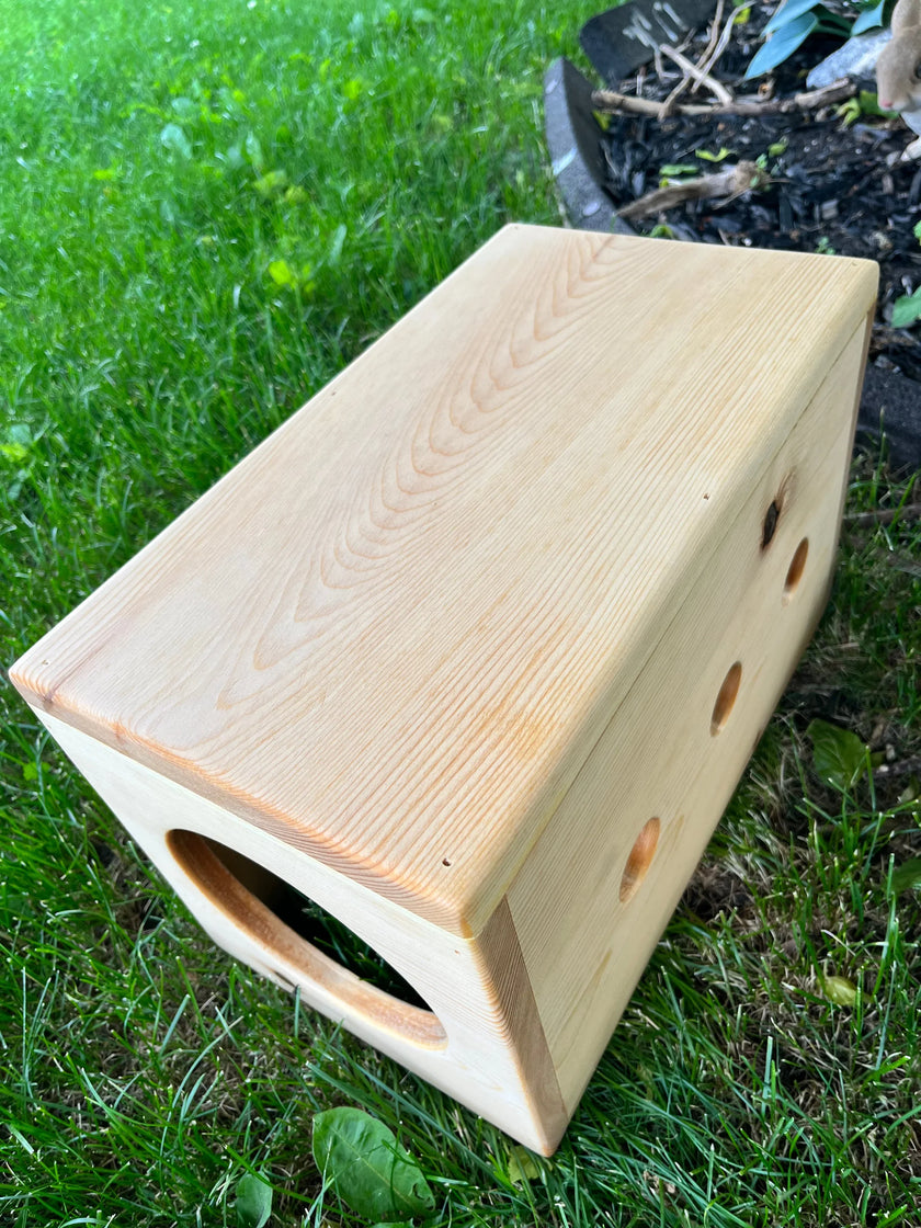 Cachette et tunnel pour lapins