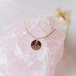 Stamped Heart Necklace
