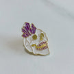 Skull Head Enamel Pin 4