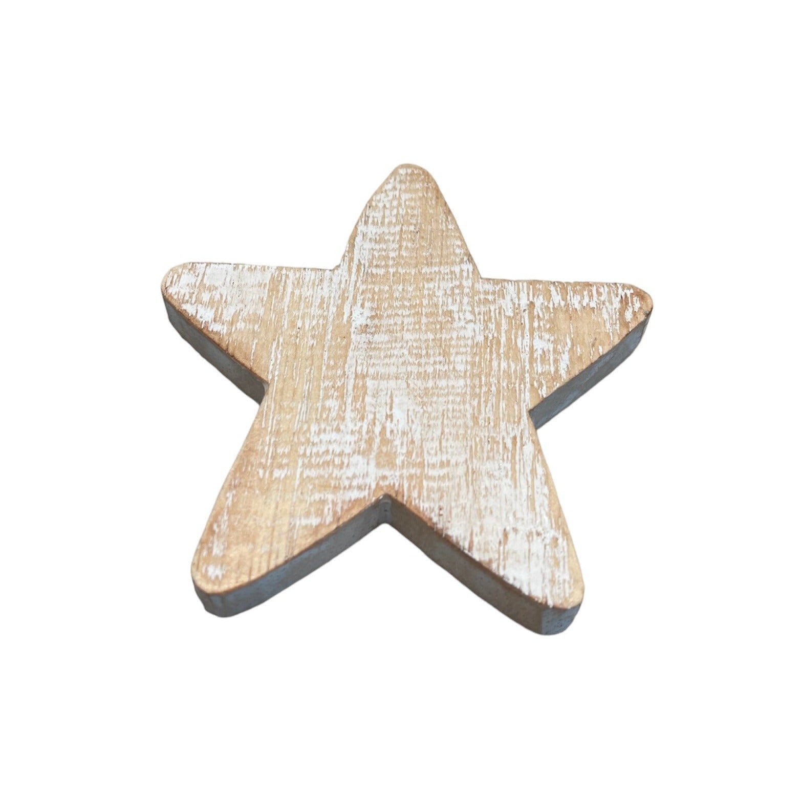 Wooden Flat Star Decoration