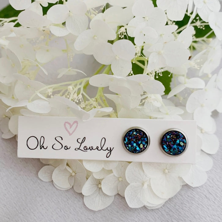 Blue Druzy Collection