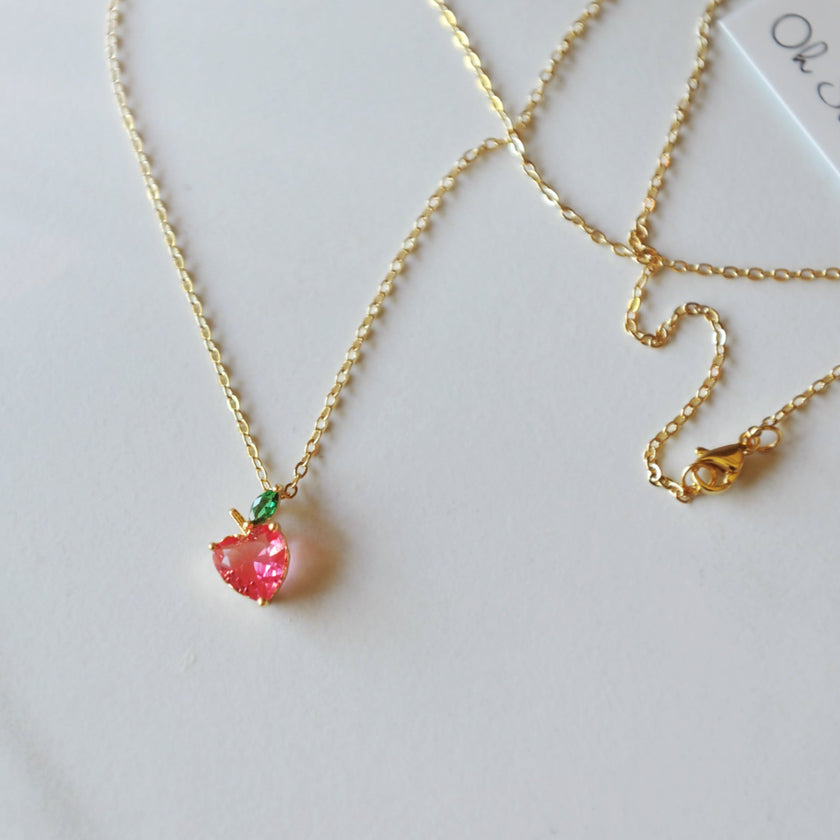 Peach Necklace