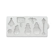 Miniature Let it Snow Silicone Mould