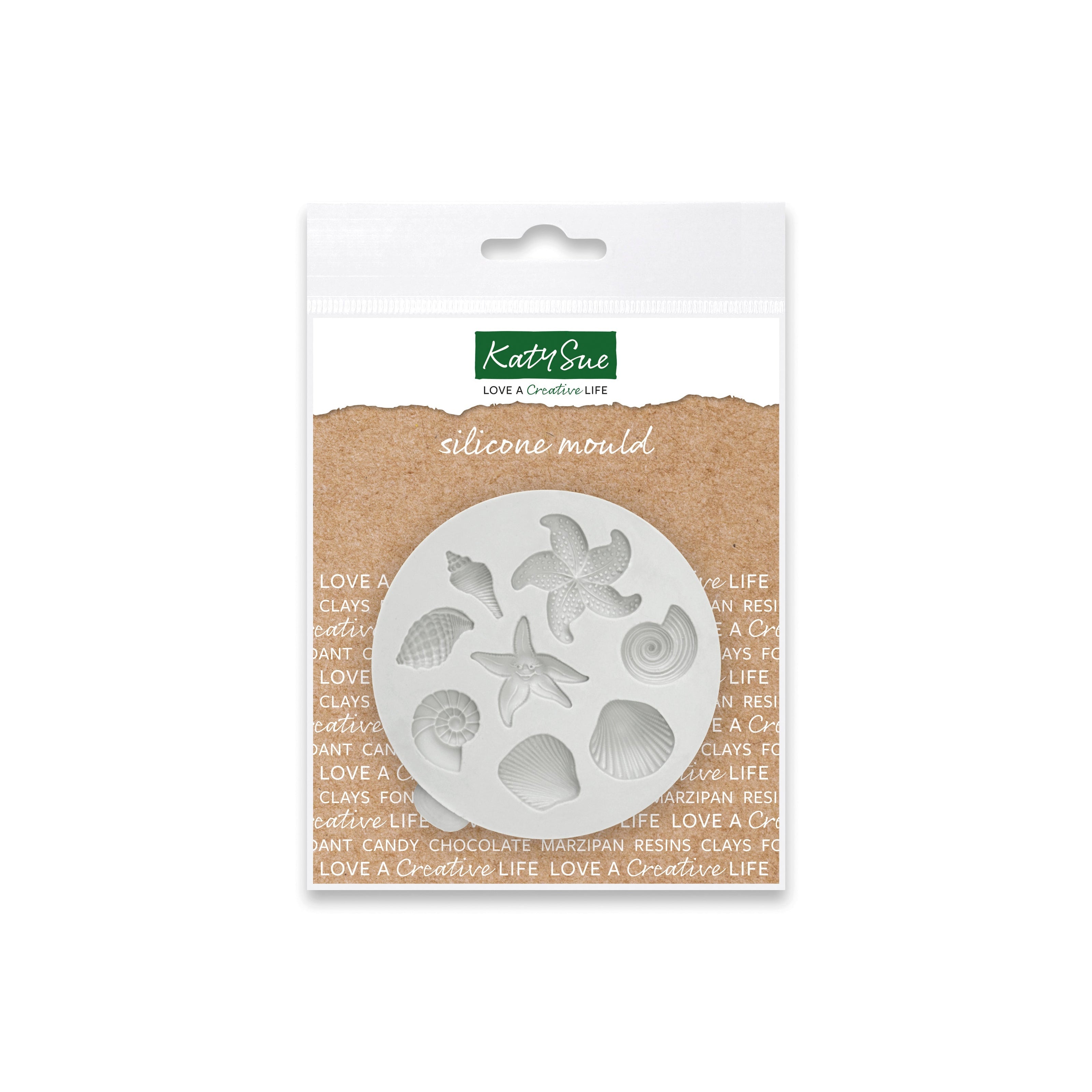 Miniature Shells and Starfish Silicone Mould