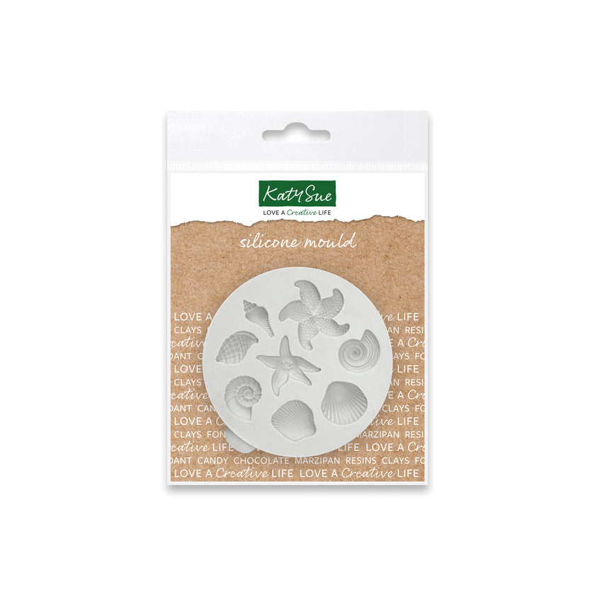Miniature Shells and Starfish Silicone Mould
