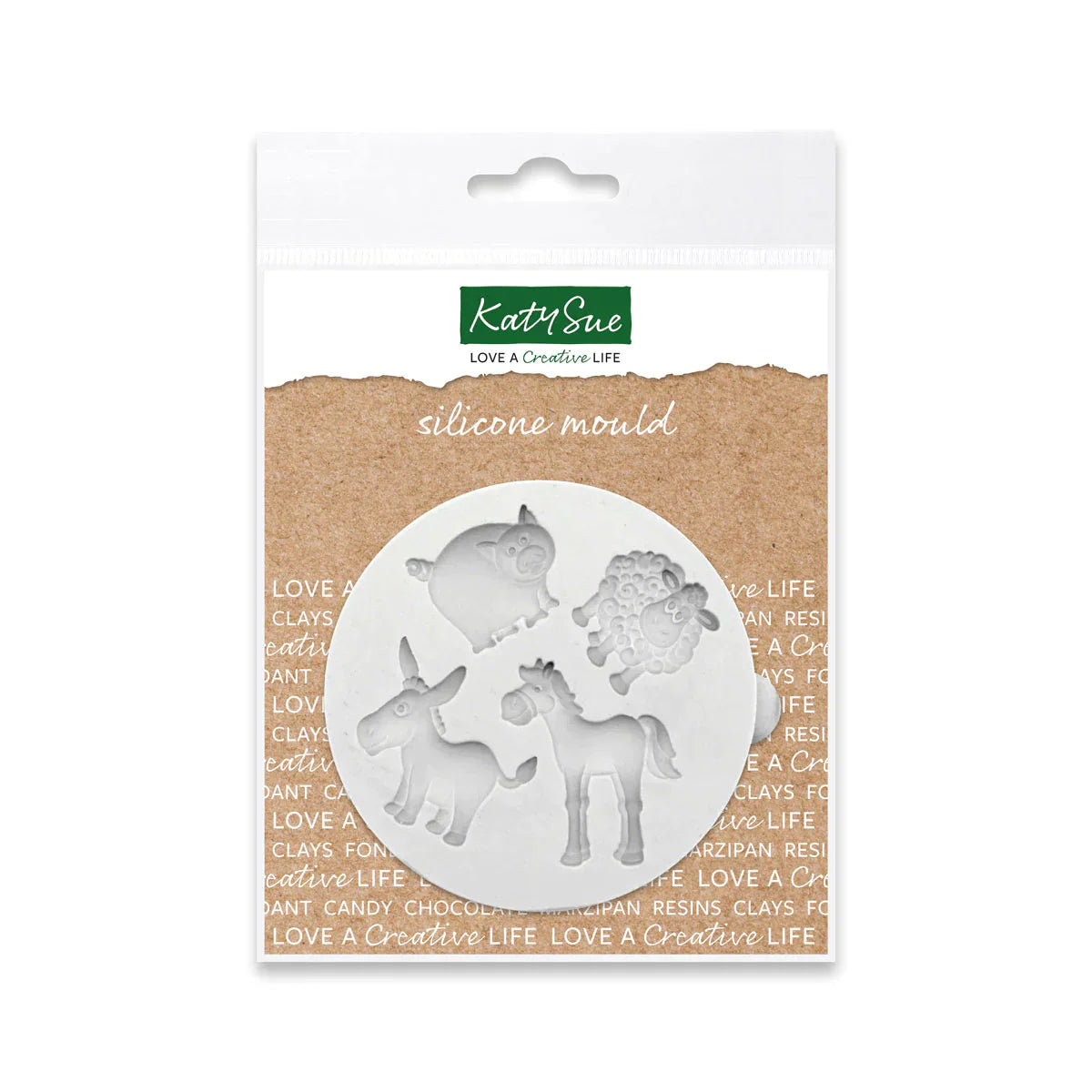 Miniature Farm Animals Silicone Mould