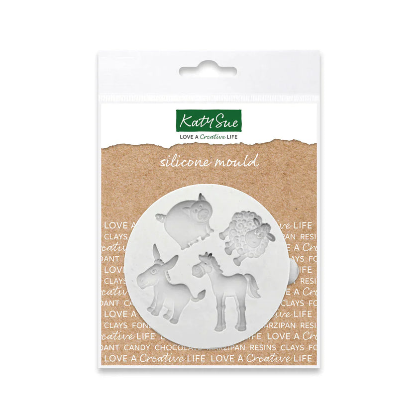 Miniature Farm Animals Silicone Mould