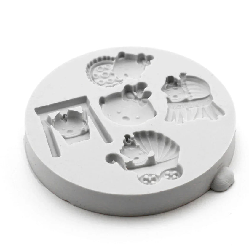 Miniature Baby Girl Silicone Mould