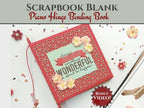 CrafTreat Scrapbook Blanks - Piano Hinge Book - Black Color