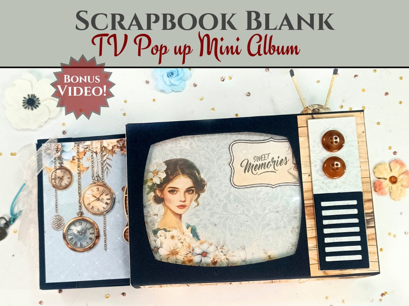 CrafTreat TV Pop Up Mini Album - Kraft