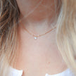Solitaire necklace