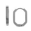 CACCURI Geometric Shaped Contemporary Hoop Earrings (In Gold & Silver)