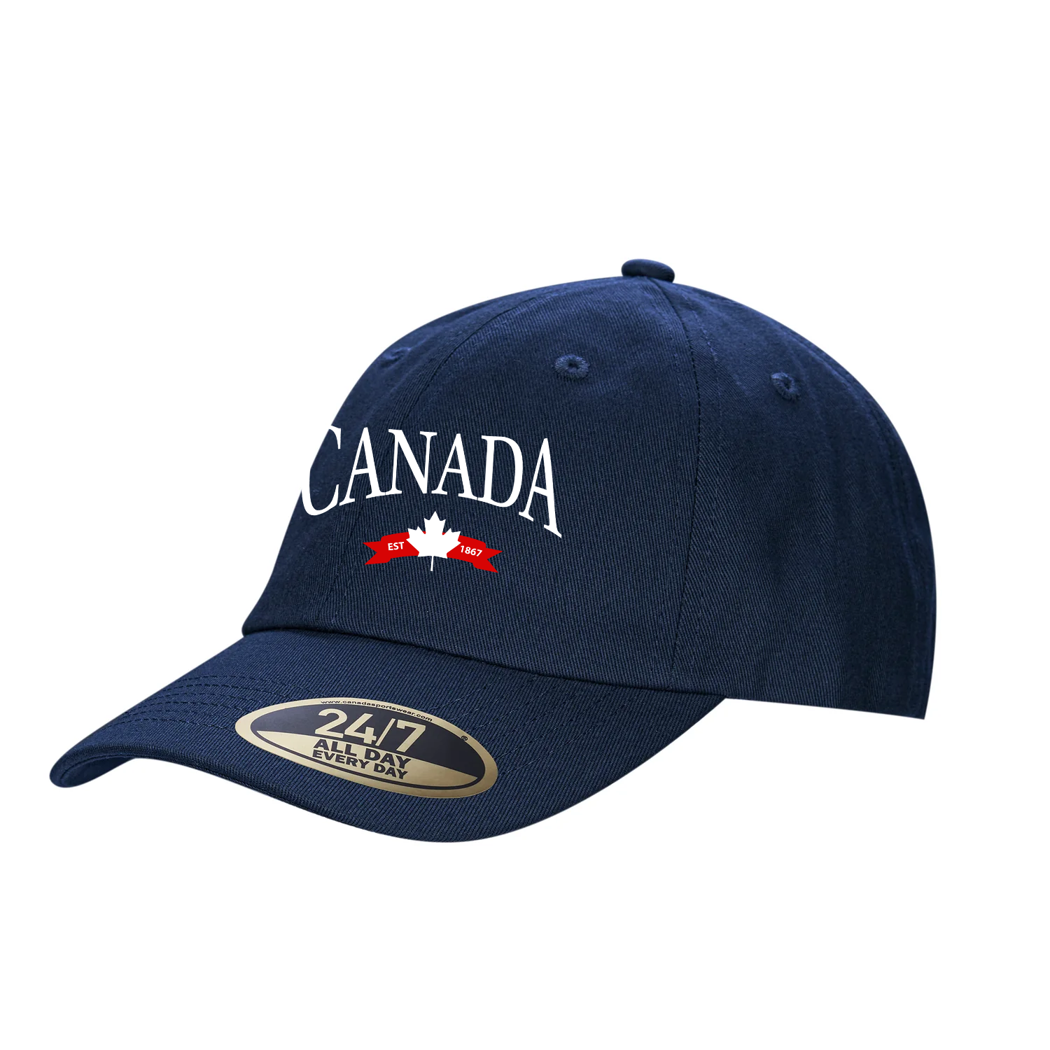 CANADA VARSITY EMBROIDERED DAD CAP