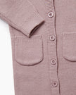 Chunk Long Sleeve Ribbed Jumpsuit | Rose Ash | 7AM