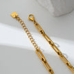 Style CANNES: Delicate Statement Paper-Clip Chain Necklace