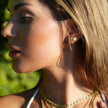 Style CAPITOLA: 'Night Star' Stud Earrings Gold