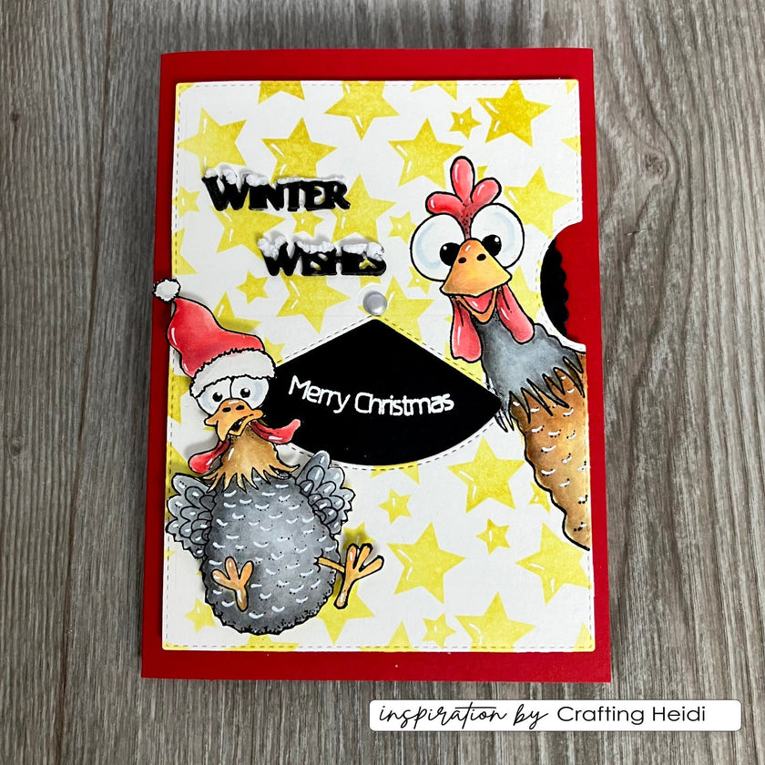 Vaessen Creative • Clear Stamps English Christmas Texts 20pcs