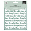 Vaessen Creative • Stencil Merry Christmas 5.9x5.9in