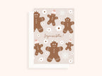 Carte de Noël pliée - format 5x7