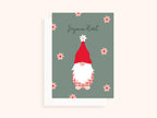 Carte de Noël pliée - format 5x7