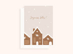 Carte de Noël pliée - format 5x7