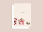 Carte de Noël pliée - format 5x7