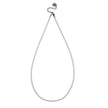 CATANIA: Snake Skin Textured Silver Chain Necklace