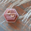 Pearl Huggie hoops
