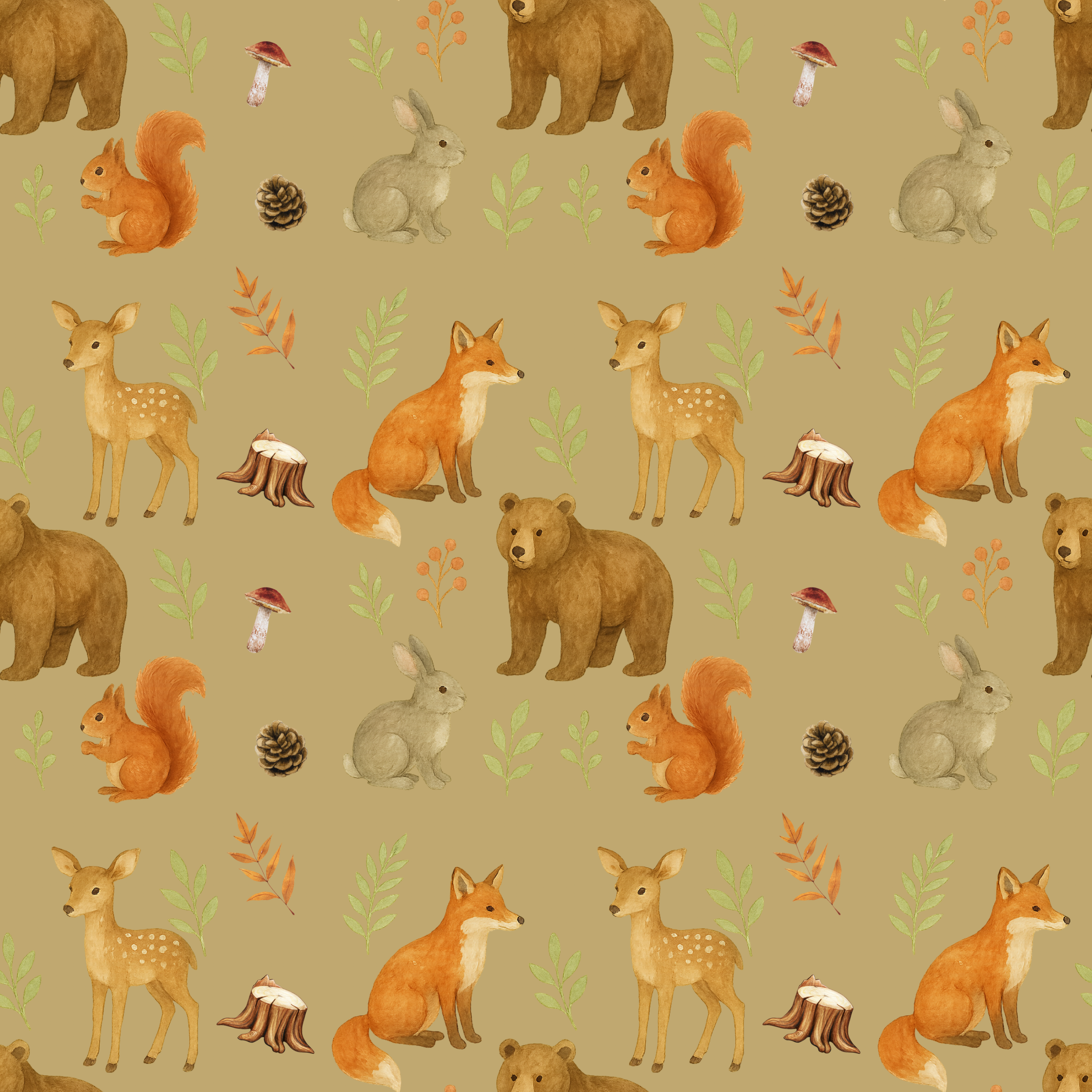 Couverture minky copain des bois 🦊 moyenne