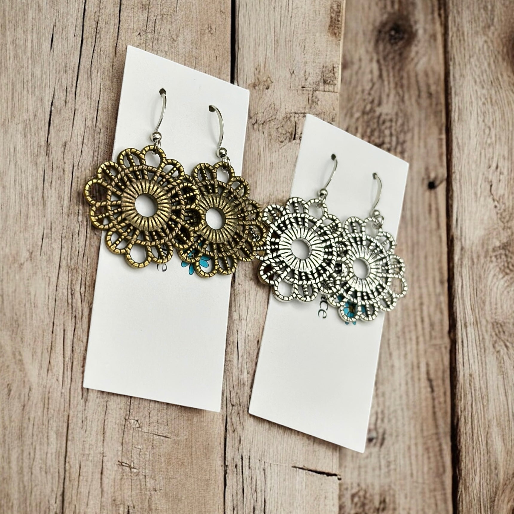 Lace Textured Earrings