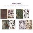 Dark Academia Junk Journal Ephemera Book A4 32/Pkg