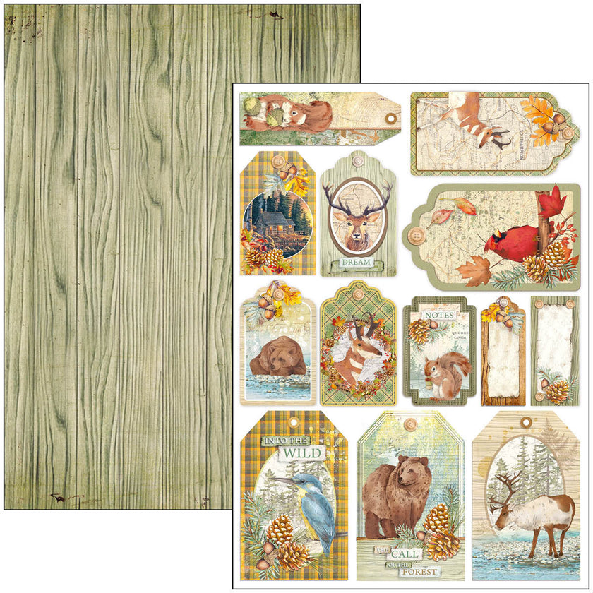 Ciao Bella Into The Wild Creative Pad A4 9/Pkg