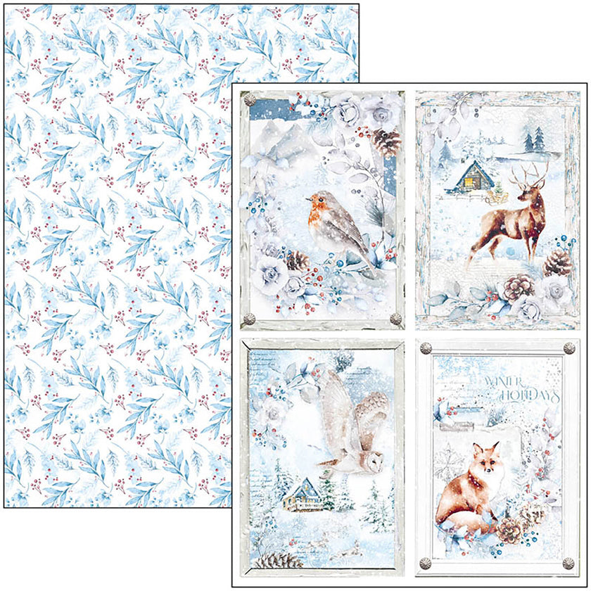 Ciao Bella Winter Journey Creative Pad A4 9/Pkg