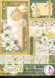 Ciao Bella Sparkling Christmas Creative Pad A4 9/Pkg