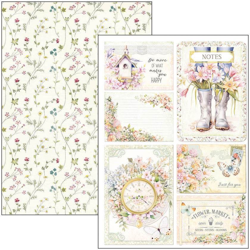 Flower Shop Creative Pad A4 9/Pkg
