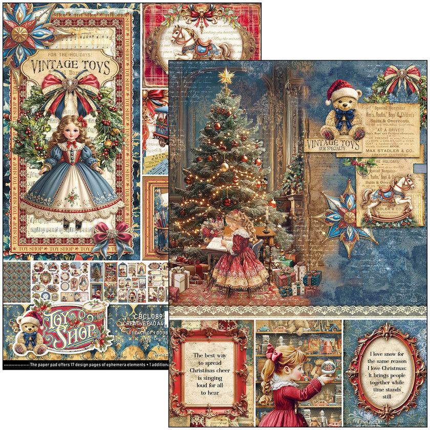 Toy Shop Creative Pad A4 9/Pkg