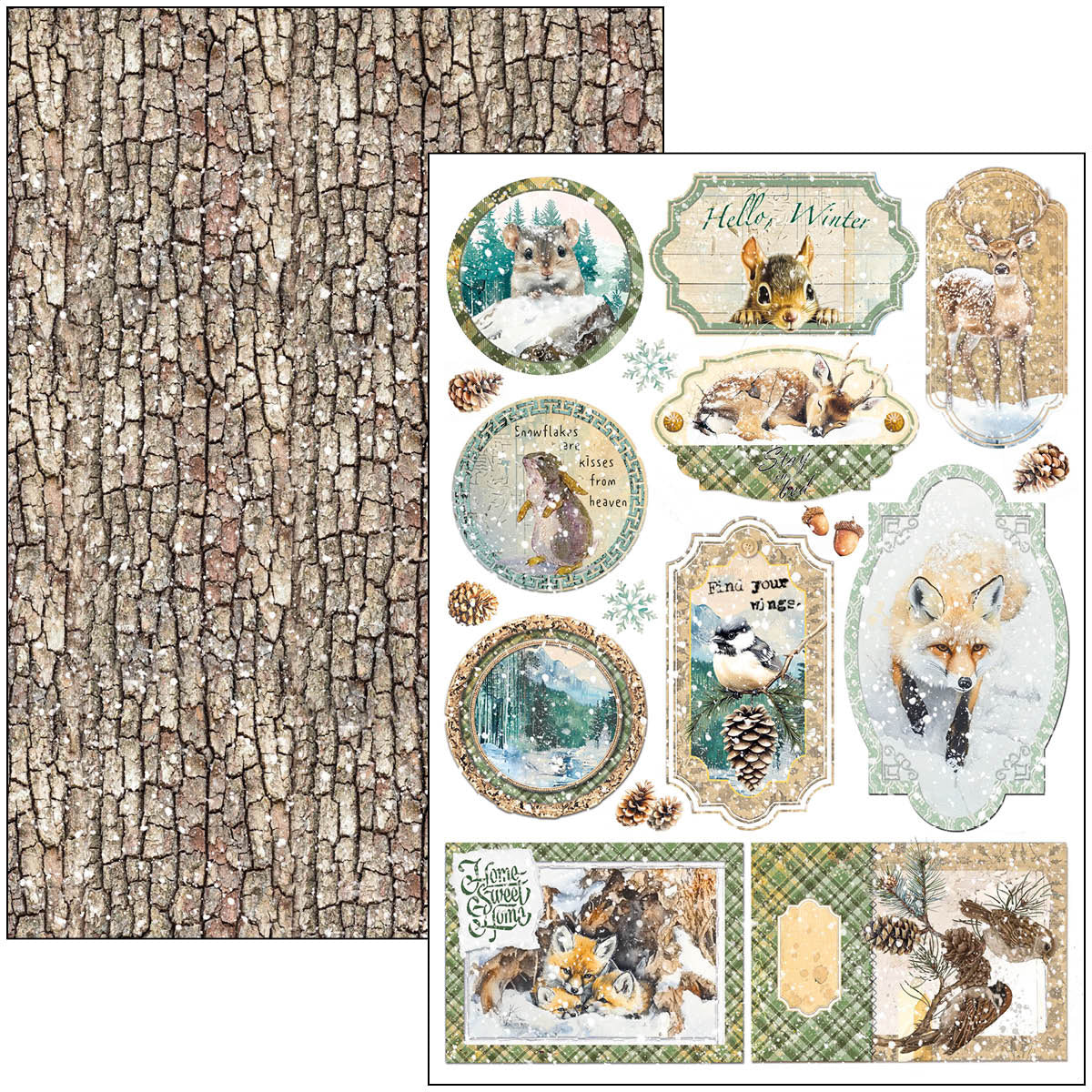 Forest Tales Creative Pad A4 9/Pkg