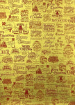 Deluxe The Nutcracker Paper Gold A4 5/Pkg